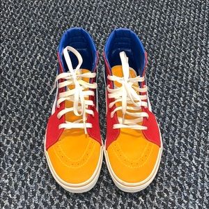 Colorful Vans sneakers